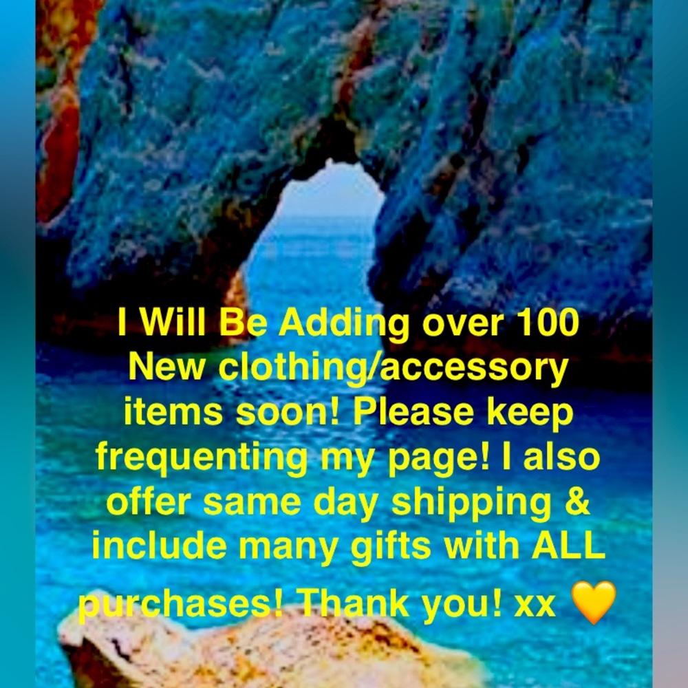 NEW ITEMS WILL BE POSTED TO CLOSET WITHIN THIS MONTH!! KEEP AN EYE OUT! 💛
